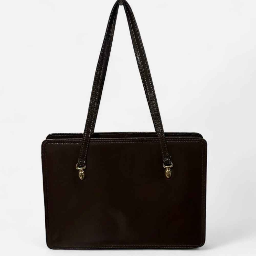Classic Dark Brown Shoulder Bag